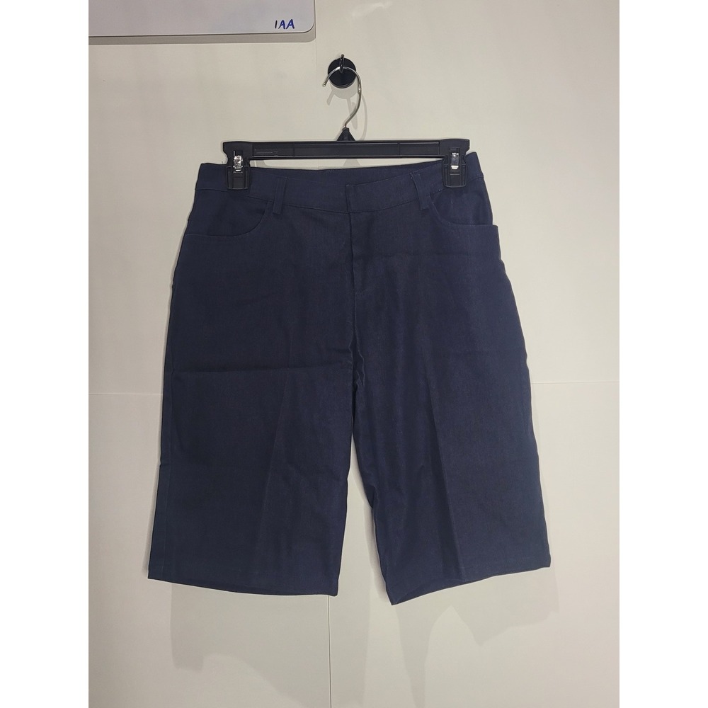 Womens Bay Studio Career dress shorts, dark blue, petite size 2